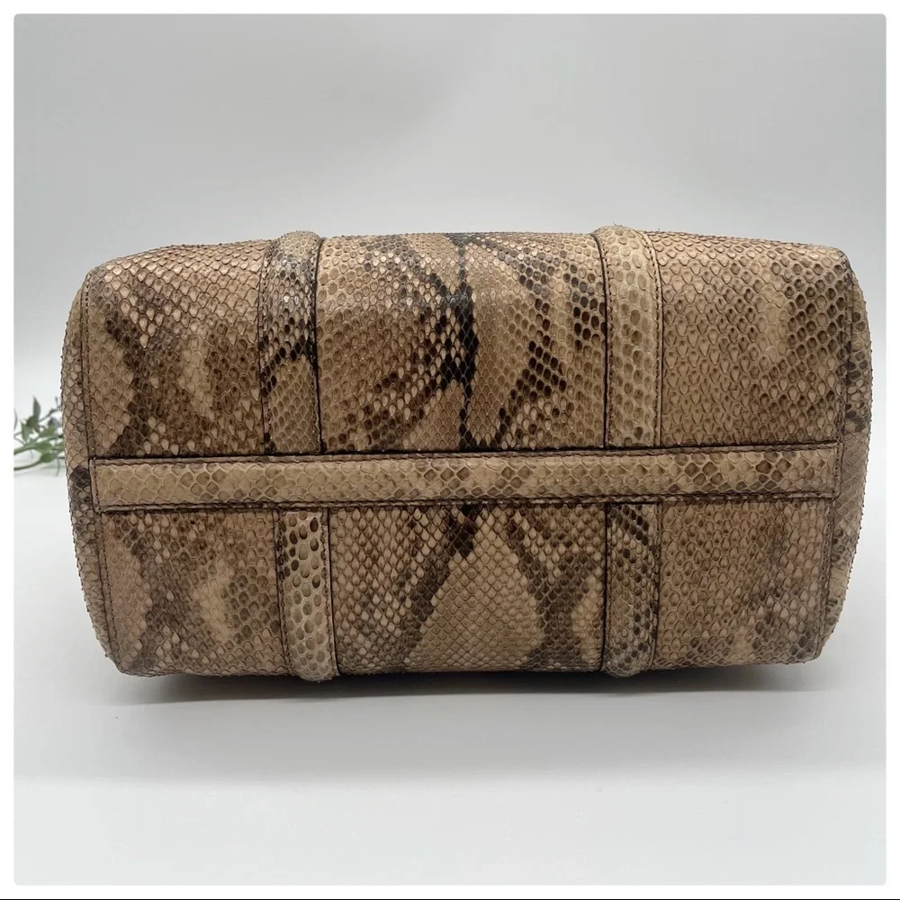 J&M DAVIDSON Python Boston Bag - Picture 8 of 17